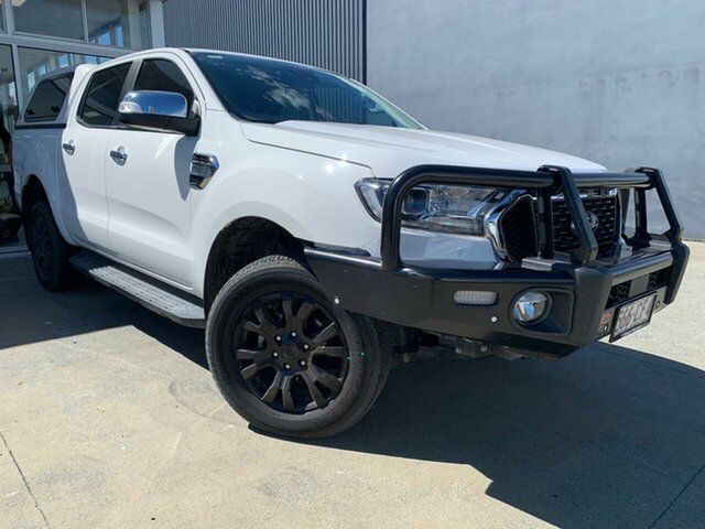 Used Ford Ranger PX MkIII 2021.25MY XLT Beaudesert, 2021 Ford Ranger PX MkIII 2021.25MY XLT White 6 Speed Sports Automatic Double Cab Pick Up