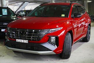 2022 Hyundai Tucson NX4.V1 MY22 Elite AWD N Line Red 8 Speed Sports Automatic Wagon.