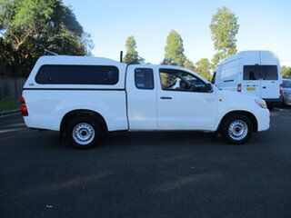 2012 Toyota Hilux GGN15R MY12 SR White 5 Speed Automatic X Cab Pickup