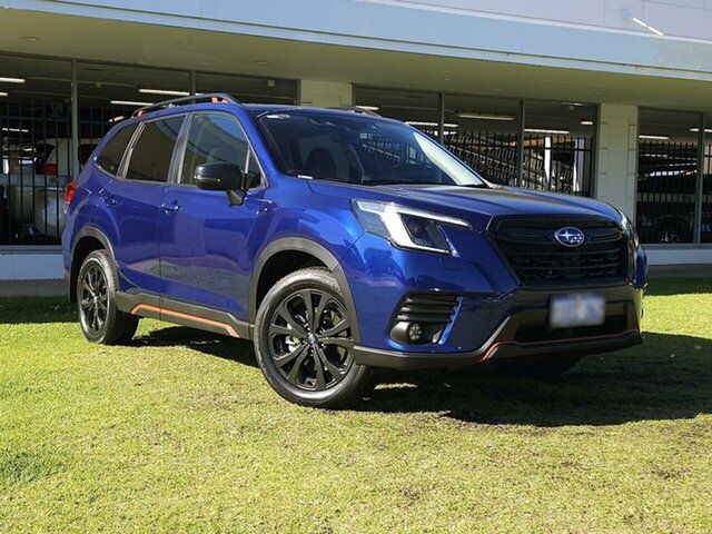 Demo Subaru Forester S5 MY24 2.5i Sport CVT AWD Victoria Park, 2023 Subaru Forester S5 MY24 2.5i Sport CVT AWD Blue 7 Speed Constant Variable Wagon