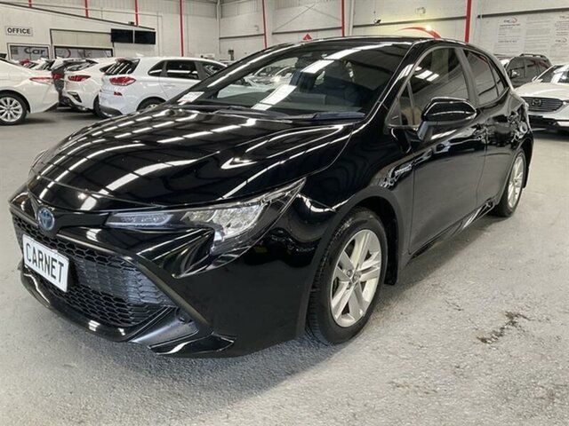 Used Toyota Corolla ZWE211R Ascent Sport Hybrid Smithfield, 2019 Toyota Corolla ZWE211R Ascent Sport Hybrid Black Continuous Variable Hatchback
