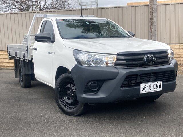 Used Toyota Hilux TGN121R MY19 Upgrade Workmate St Marys, 2019 Toyota Hilux TGN121R MY19 Upgrade Workmate White 6 Speed Automatic Cab Chassis