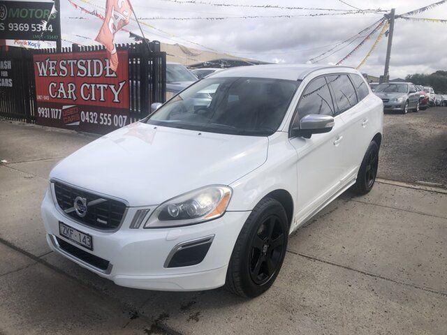 Used Volvo XC60 DZ MY13 D5 Hoppers Crossing, 2012 Volvo XC60 DZ MY13 D5 White Diamond 6 Speed Automatic Geartronic Wagon