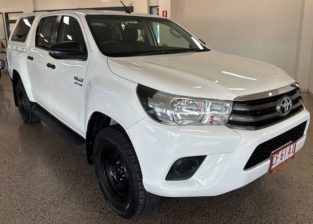 Used Toyota Hilux GUN136R SR Double Cab 4x2 Hi-Rider Winnellie, 2018 Toyota Hilux GUN136R SR Double Cab 4x2 Hi-Rider White 6 Speed Sports Automatic Utility