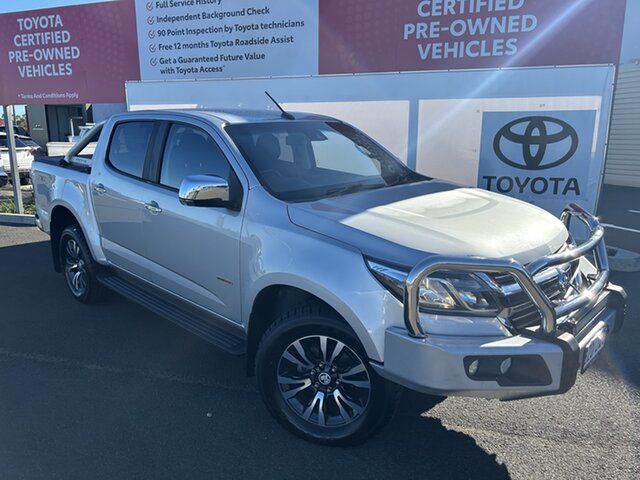 Pre-Owned Holden Colorado RG MY20 LTZ Pickup Crew Cab Warwick, 2019 Holden Colorado RG MY20 LTZ Pickup Crew Cab Silver 6 Speed Sports Automatic Utility