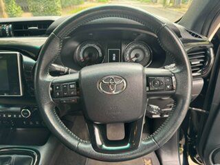2018 Toyota Hilux GUN126R Rugged X Double Cab Eclipse Black 6 Speed Sports Automatic Utility