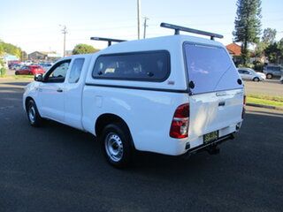 2012 Toyota Hilux GGN15R MY12 SR White 5 Speed Automatic X Cab Pickup.