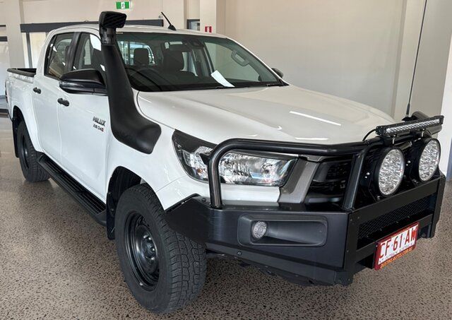Used Toyota Hilux GUN126R SR Double Cab Winnellie, 2020 Toyota Hilux GUN126R SR Double Cab White 6 Speed Sports Automatic Utility