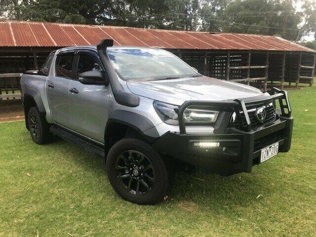 Pre-Owned Toyota Hilux Wangaratta, 2023 Toyota Hilux Hilux 4x4 Rogue 2.8L T Diesel Automatic Double Cab C222140 0 Silver Sky Automatic