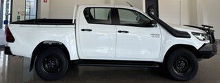 2020 Toyota Hilux GUN126R SR Double Cab White 6 Speed Sports Automatic Utility.