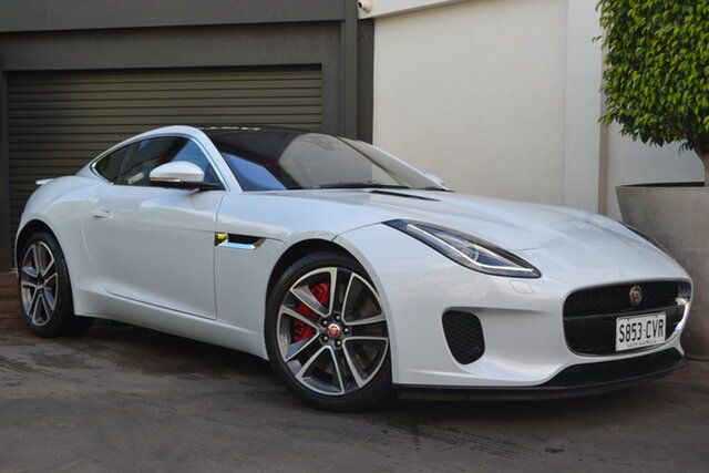 Used Jaguar F-TYPE X152 MY19 Coupe Fullarton, 2018 Jaguar F-TYPE X152 MY19 Coupe White 8 Speed Sports Automatic Coupe