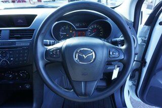 2016 Mazda BT-50 UR0YD1 XT 4x2 Hi-Rider White 6 Speed Sports Automatic Cab Chassis