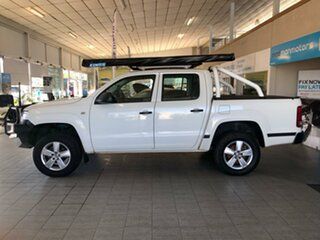 2014 Volkswagen Amarok 2H MY14 TDI420 4Motion Perm White 8 Speed Automatic Cab Chassis.