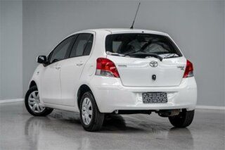 2011 Toyota Yaris NCP90R YR White 4 Speed Automatic Hatchback.