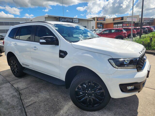 Used Ford Everest UA II 2021.75MY Sport Caboolture, 2022 Ford Everest UA II 2021.75MY Sport White 6 Speed Automatic SUV