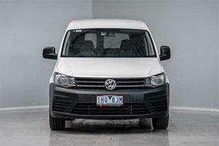 2016 Volkswagen Caddy 2KN TSI220 White 7 Speed Sports Automatic Dual Clutch Van.