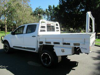 2018 Holden Colorado RG MY19 LS Crew Cab White 6 Speed Manual Cab Chassis.