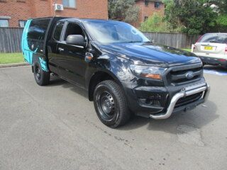 2018 Ford Ranger PX MkII MY18 XL 2.2 Hi-Rider (4x2) Black 6 Speed Automatic Super Cab Chassis.
