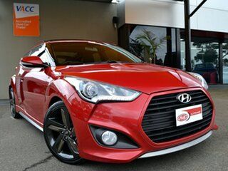 2015 Hyundai Veloster FS4 Series II SR Coupe D-CT Turbo Red 7 Speed Sports Automatic Dual Clutch.