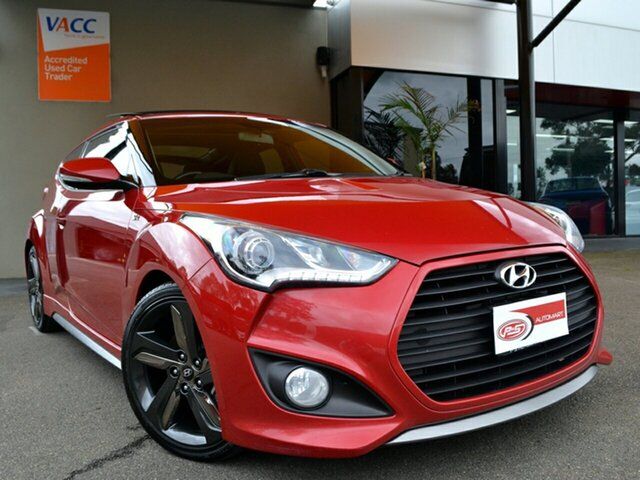 Used Hyundai Veloster FS4 Series II SR Coupe D-CT Turbo Fawkner, 2015 Hyundai Veloster FS4 Series II SR Coupe D-CT Turbo Red 7 Speed Sports Automatic Dual Clutch