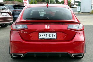 2022 Honda Civic 11th Gen MY22 VTi LX Premium Crystal Red 1 Speed Constant Variable Hatchback
