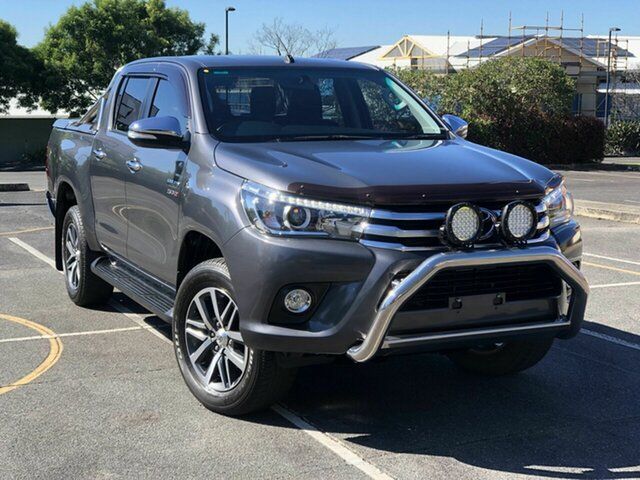 Used Toyota Hilux GUN126R SR5 Double Cab Chermside, 2016 Toyota Hilux GUN126R SR5 Double Cab Grey 6 Speed Sports Automatic Utility