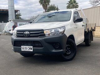 2019 Toyota Hilux TGN121R MY19 Upgrade Workmate White 6 Speed Automatic Cab Chassis