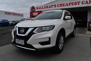 2017 Nissan X-Trail T32 Series 2 ST (2WD) White Continuous Variable Wagon.