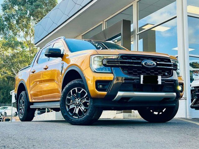 Used Ford Ranger PY 2022MY Wildtrak Clare, 2022 Ford Ranger PY 2022MY Wildtrak Yellow 10 Speed Sports Automatic Double Cab Pick Up
