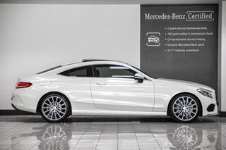 2016 Mercedes-Benz C-Class C205 C200 7G-Tronic + Diamond White 7 Speed Sports Automatic Coupe