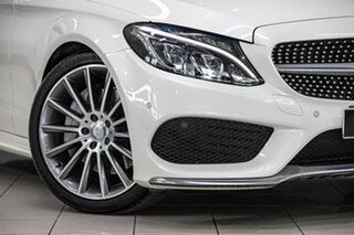 2016 Mercedes-Benz C-Class C205 C200 7G-Tronic + Diamond White 7 Speed Sports Automatic Coupe