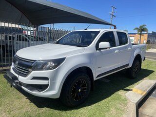 2017 Holden Colorado RG MY18 LS (4x4) White 6 Speed Automatic Crew Cab Pickup.