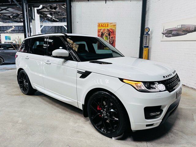 Used Land Rover Range Rover Sport L494 18MY SE Port Melbourne, 2017 Land Rover Range Rover Sport L494 18MY SE White 8 Speed Sports Automatic Wagon