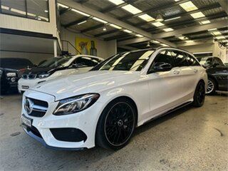 2018 Mercedes-Benz C-Class S205 C43 AMG White Sports Automatic Wagon