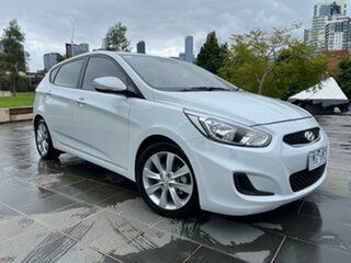 2017 Hyundai Accent RB4 MY17 Active White 6 Speed Constant Variable Hatchback