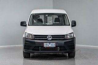 2016 Volkswagen Caddy 2KN TSI220 White 7 Speed Sports Automatic Dual Clutch Van.