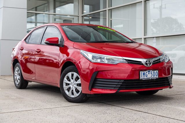 Used Toyota Corolla ZRE172R Ascent S-CVT Ferntree Gully, 2018 Toyota Corolla ZRE172R Ascent S-CVT Burgundy 7 Speed Constant Variable Sedan