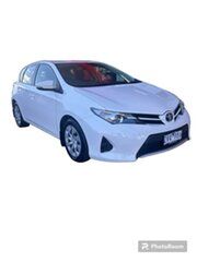 2013 Toyota Corolla ZRE182R Ascent S-CVT White 7 Speed Constant Variable Hatchback.