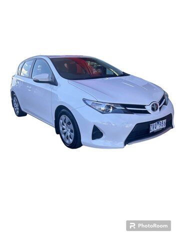Pre-Owned Toyota Corolla ZRE182R Ascent S-CVT Swan Hill, 2013 Toyota Corolla ZRE182R Ascent S-CVT White 7 Speed Constant Variable Hatchback