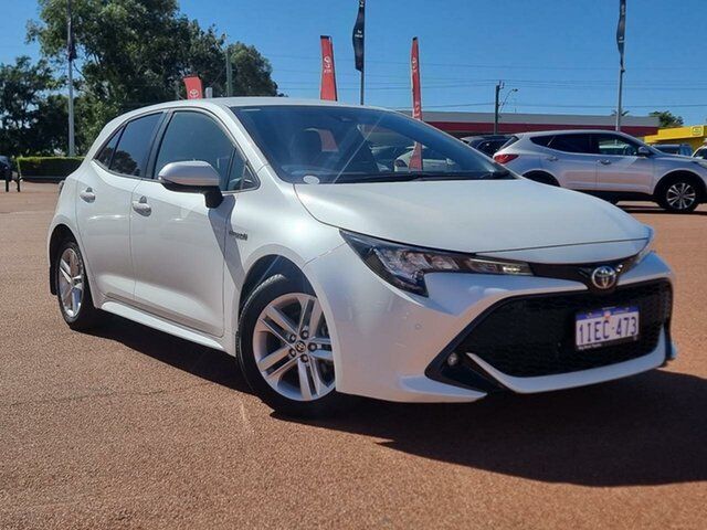 Pre-Owned Toyota Corolla ZWE211R SX E-CVT Hybrid Balcatta, 2022 Toyota Corolla ZWE211R SX E-CVT Hybrid Frosted White 10 Speed Constant Variable Hatchback