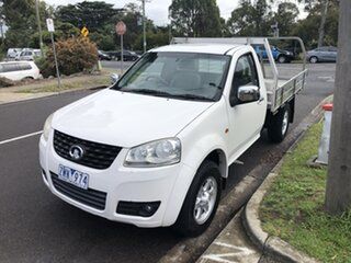 2013 Great Wall V240 White 5 Speed Manual Cab Chassis.