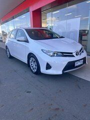 2013 Toyota Corolla ZRE182R Ascent S-CVT White 7 Speed Constant Variable Hatchback.