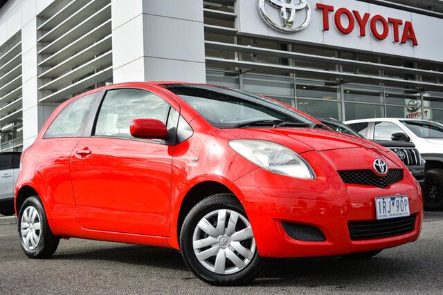 Pre-Owned Toyota Yaris NCP90R 08 Upgrade YR Preston, 2010 Toyota Yaris NCP90R 08 Upgrade YR Cherry 5 Speed Manual Hatchback