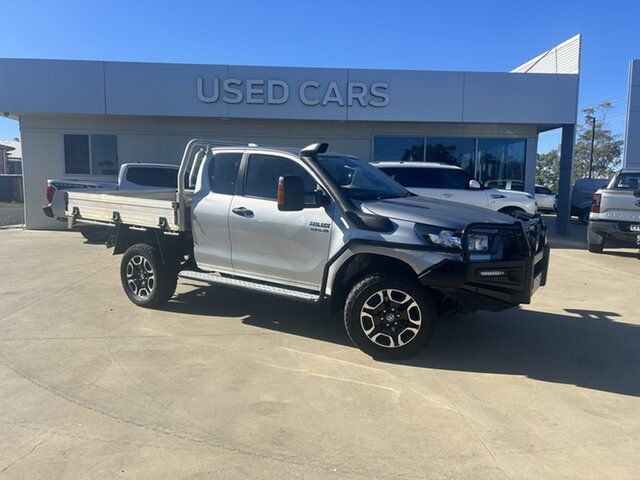 Pre-Owned Toyota Hilux GUN126R SR Moree, 2022 Toyota Hilux GUN126R SR Silver 6 Speed Sports Automatic Cab Chassis