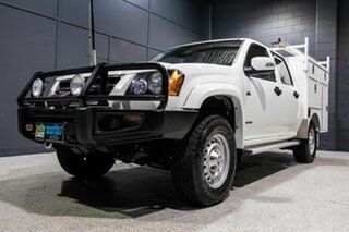 2009 Holden Colorado RC MY09 LX (4x4) White 5 Speed Manual Crew Cab Chassis