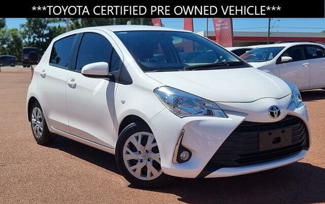 Pre-Owned Toyota Yaris NCP131R SX Balcatta, 2019 Toyota Yaris NCP131R SX Glacier White 4 Speed Automatic Hatchback