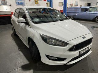2016 Ford Focus LZ Sport White 6 Speed Automatic Hatchback