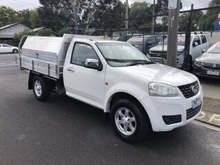 2013 Great Wall V240 White 5 Speed Manual Cab Chassis.