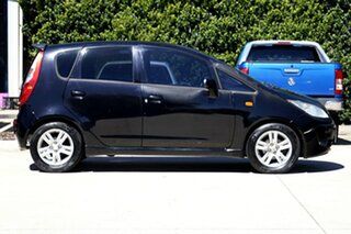 2011 Mitsubishi Colt RG MY11 VR-X Black 5 Speed Constant Variable Hatchback.