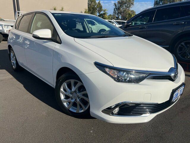 Used Toyota Corolla ZRE182R Ascent Sport S-CVT East Bunbury, 2018 Toyota Corolla ZRE182R Ascent Sport S-CVT White 7 Speed Constant Variable Hatchback